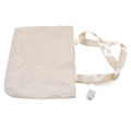 Canvas Tragetasche mit Print, Schultertasche (Weiß)