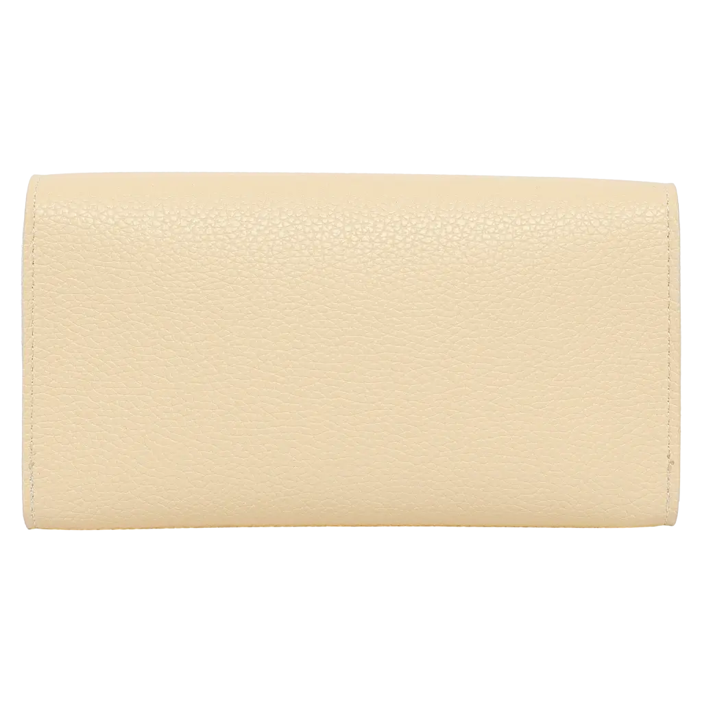 Umhängetasche Damen aus Kunstleder mit Kettenriemen (Beige)