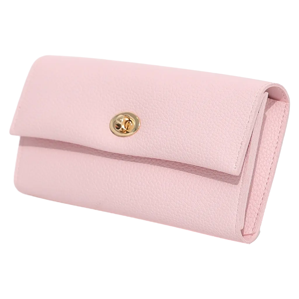 Umhängetasche aus Kunstleder mit Kettenriemen für Damen (Rosa)