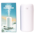 USB-Luftbefeuchter, kompakt für Schreibtisch und Zuhause (Weiß/Rosa/Grün)