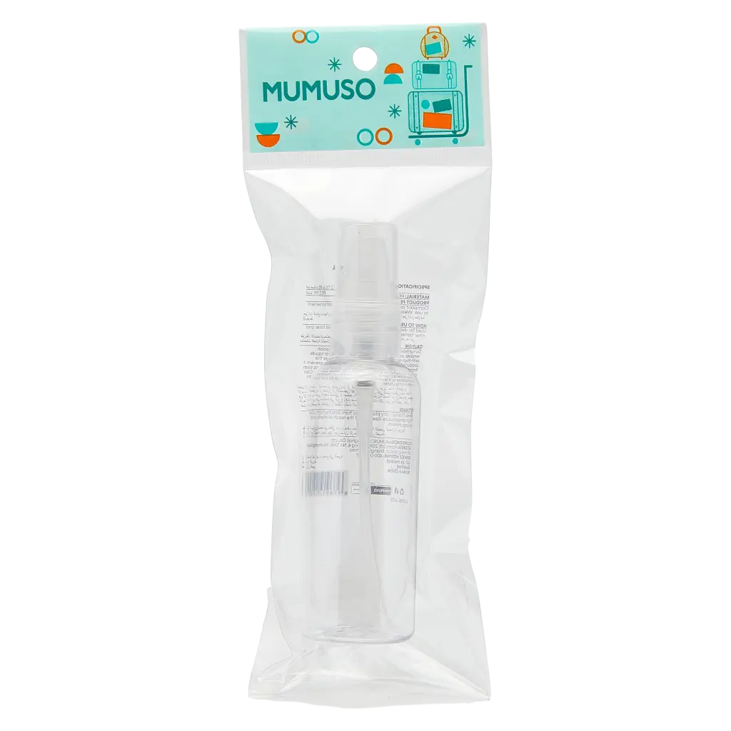 Lotionflasche aus Kunststoff, 80 ml (Transparent)