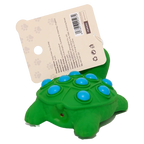 Hundespielzeug aus Naturkautschuk mit Schildkröten-Design (Grün, 93,8 g)