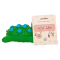 Hundespielzeug aus Naturkautschuk mit Schildkröten-Design (Grün, 93,8 g)