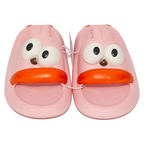Kinder Badeslipper aus EVA mit 3D-Augen-Design (Pink, 32/33)