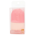 Wiederverwendbarer Silikon-Ice-Roller zur Gesichtspflege (Rosa/Weiß)