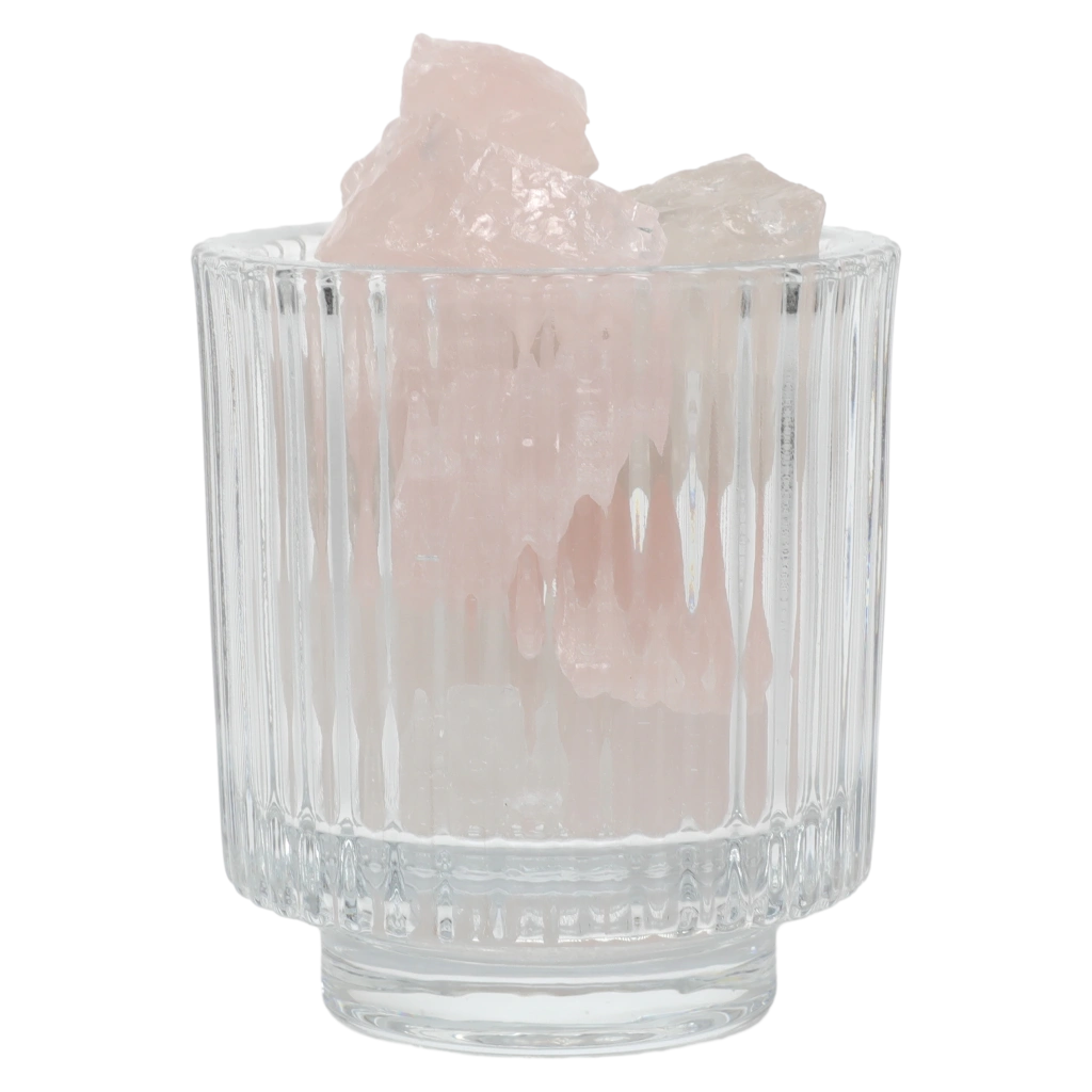 Duftdiffusor mit natürlichen Kristallen und ätherischem Öl, 250 g + 20 ml (Rosa)