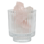 Duftdiffusor mit natürlichen Kristallen und ätherischem Öl, 250 g + 20 ml (Rosa)