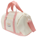 Schultertasche mit Katzen-Design für Freizeit &amp; Sport (Weiß/Rosa)
