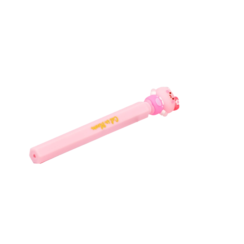 Gelstift in Lippenstift-Form mit Katzen- und Kirschblüten-Design (Rosa)