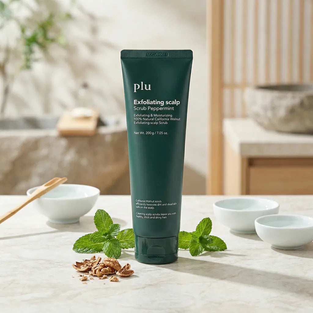 Peppermint exfoliating Scalp scrub, 200 ml, plu – weitere Produktansicht