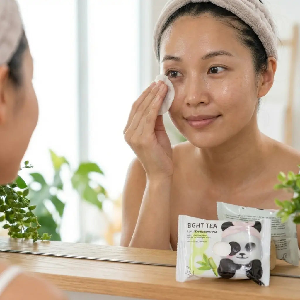 Eight Tea Lip and Eye Remover Pads, 30psc, B.O.M