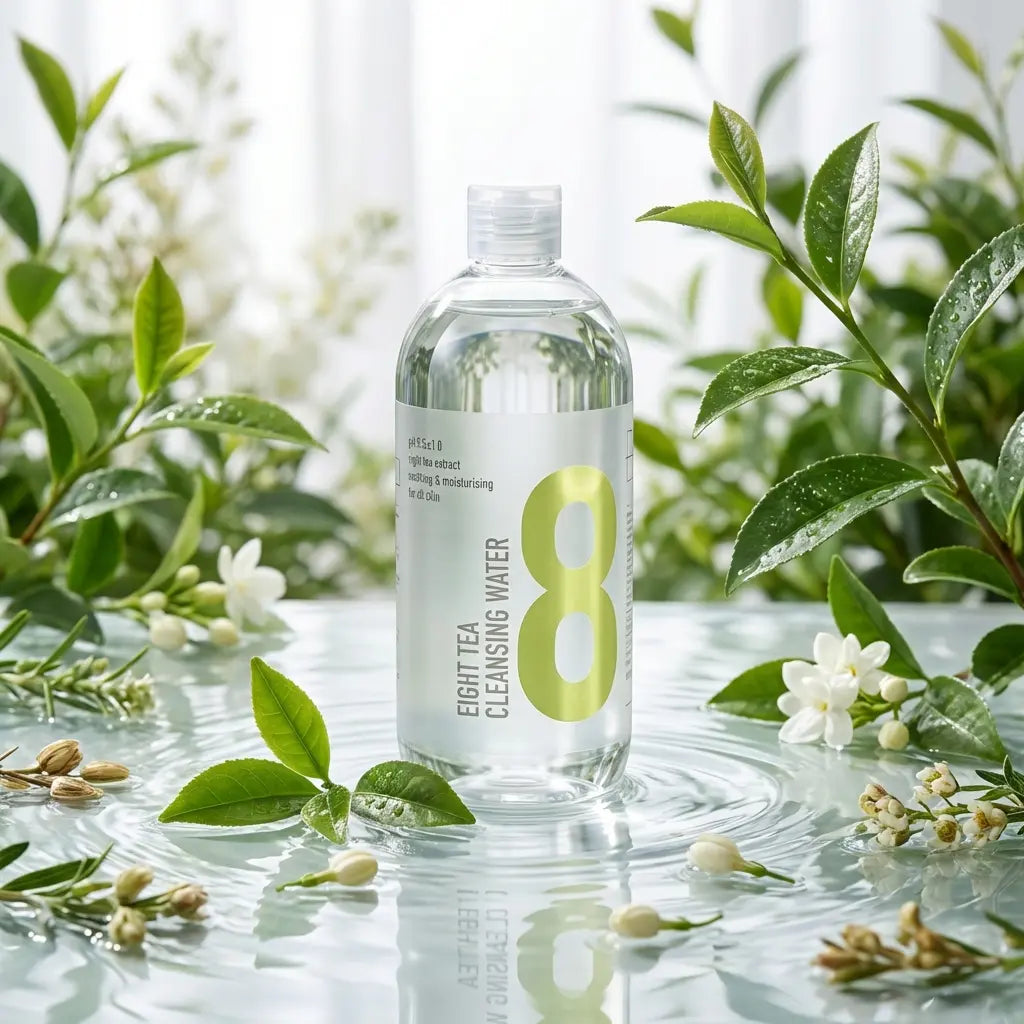 Eight Tea gentle cleansing water, 500 ml, B.O.M – weitere Produktansicht