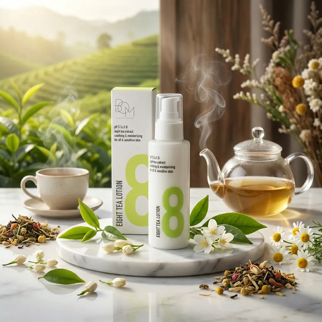 Eight Tea hydrating lotion, 130 ml, B.O.M