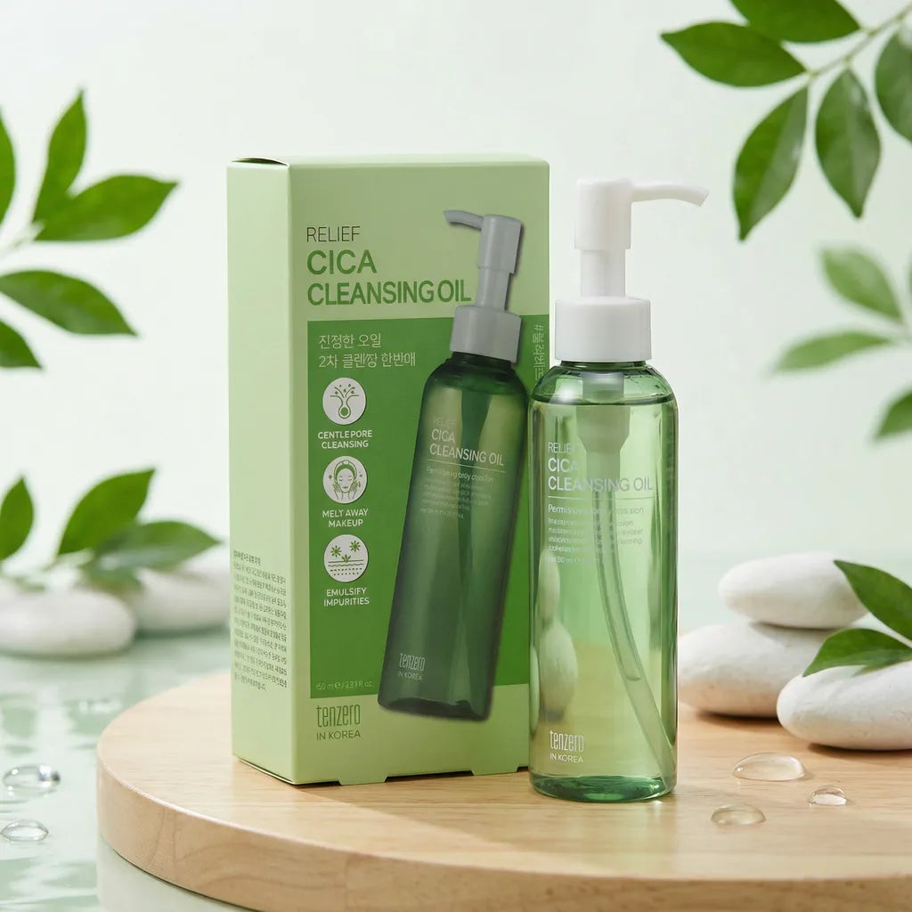 Relief Cica Cleansing Oil, 150ml, TENZERO – weitere Produktansicht