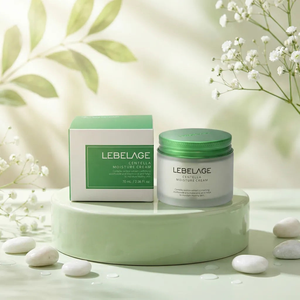 LEBELAGE Centella Feuchtigkeitscreme 70 ml mit Faltschachtel