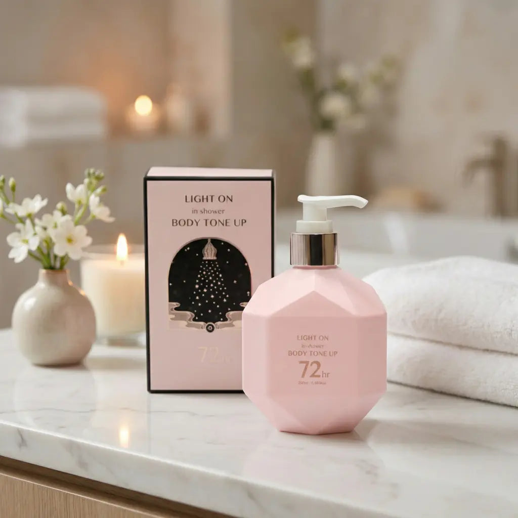 Light On In Shower Body Tone Up, 290 ml, B.O.M