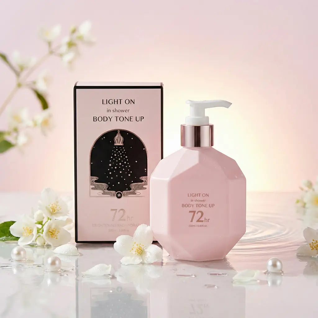 Light On In Shower Body Tone Up, 290 ml, B.O.M