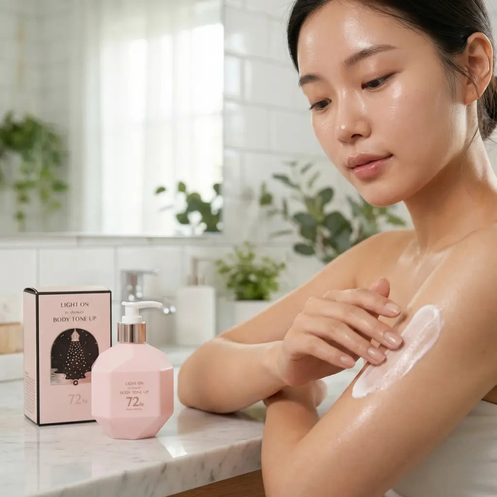 Light On In Shower Body Tone Up, 290 ml, B.O.M