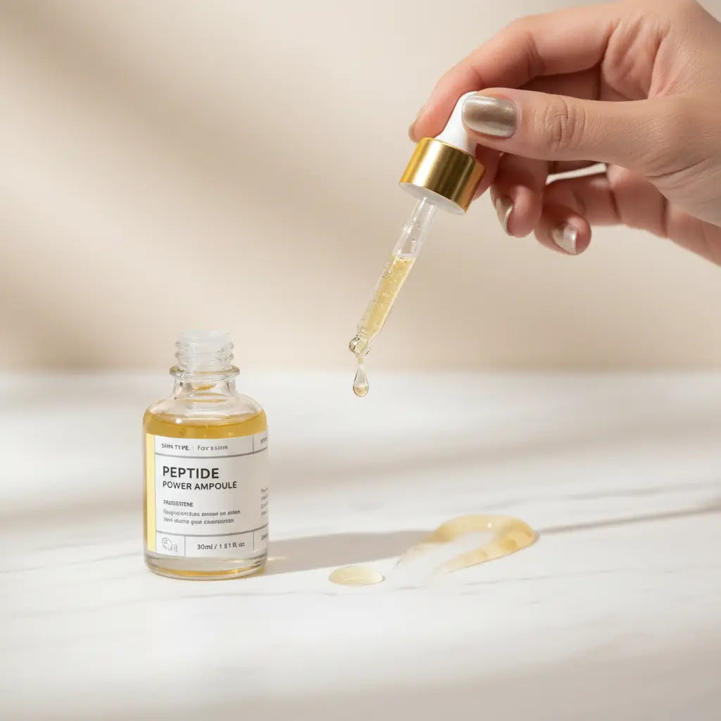 Peptid Power firming ampoule, 30 ml, B.O.M – Detailansicht