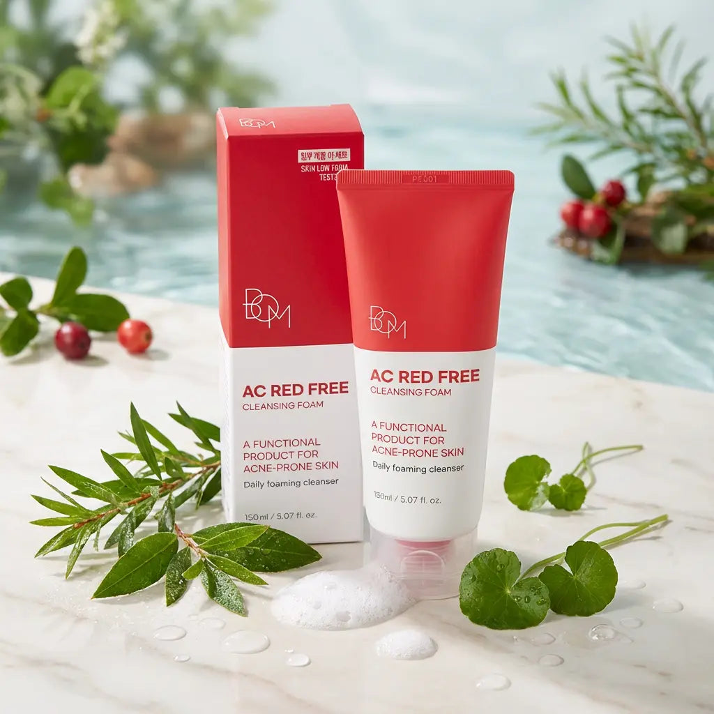 Ac Red Free gentle cleansing foam, 150 ml, B.O.M