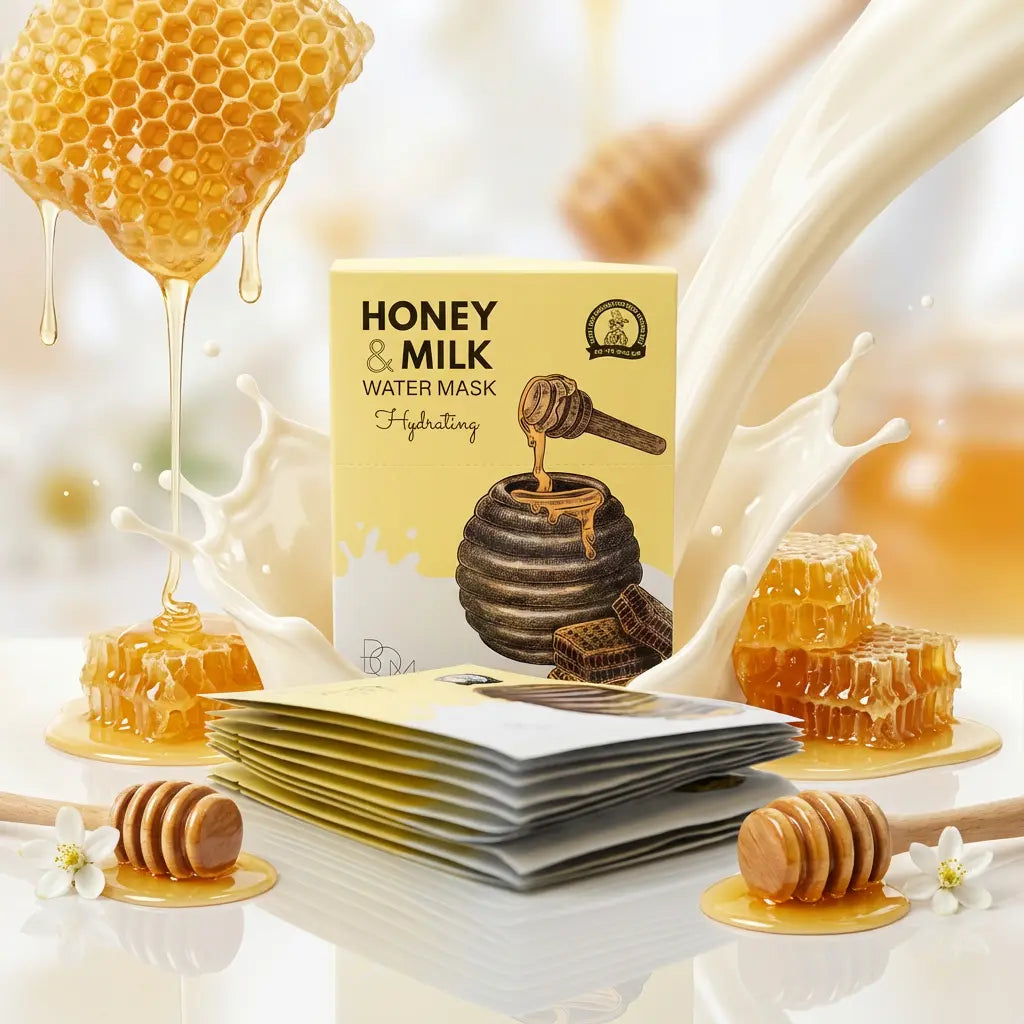 Honey & Milk Water hydrating mask 10pcs pack, 25g, B.O.M – weitere Produktansicht