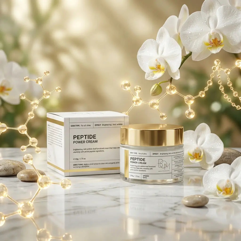 B.O.M Peptid-Power-Creme 50 ml (Weiß)
