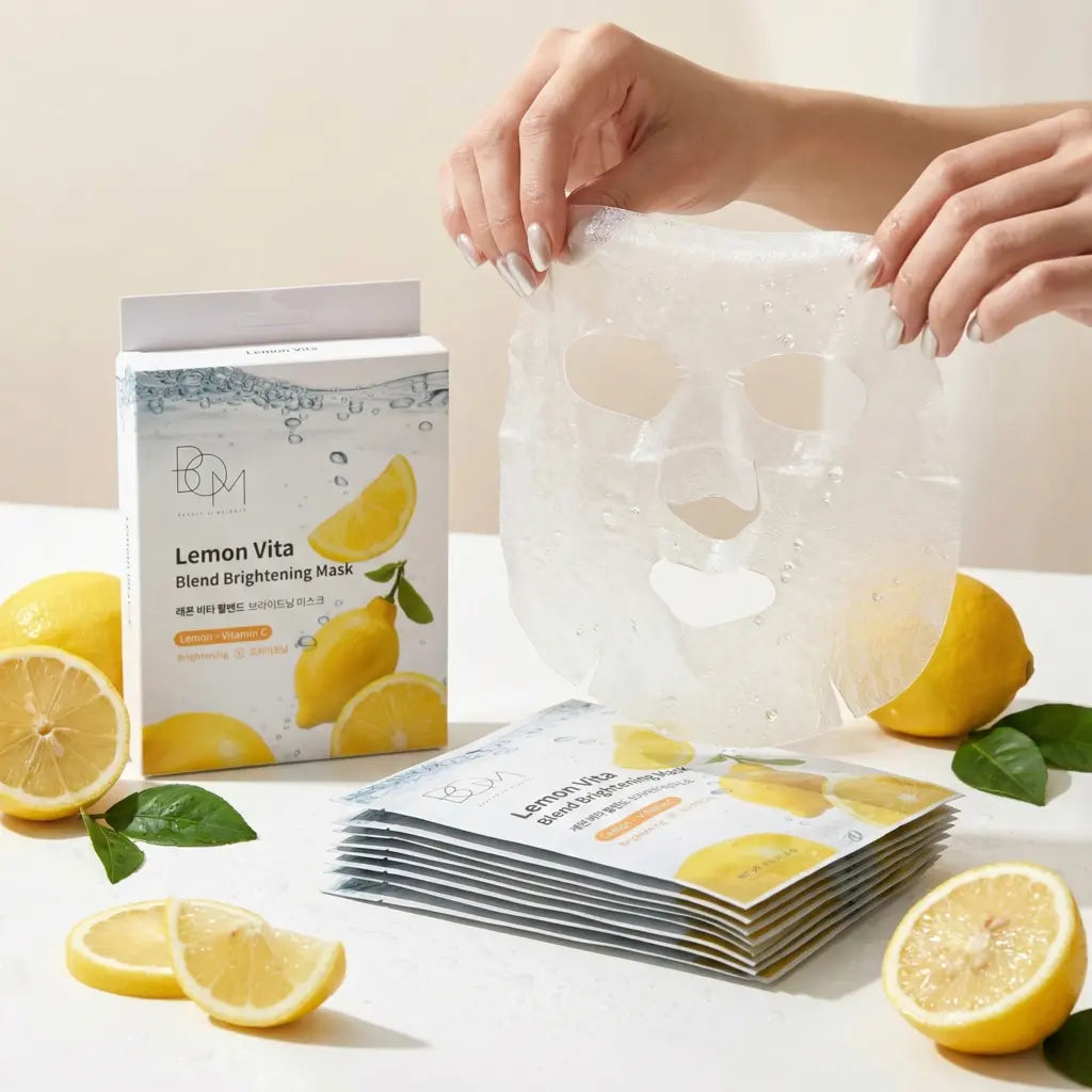 Lemon Vita Blend Brightening mask 10psc pack, 25g, B.O.M