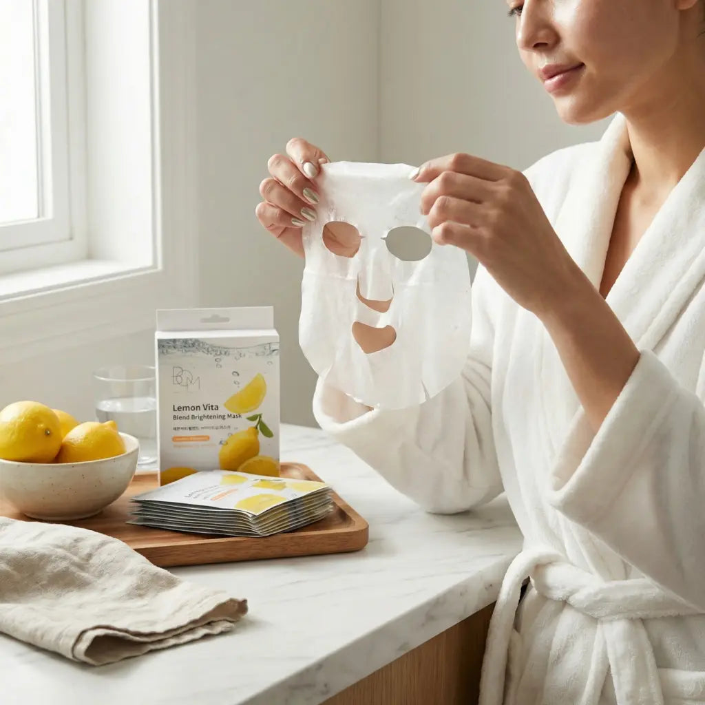 Lemon Vita Blend Brightening mask 10psc pack, 25g, B.O.M