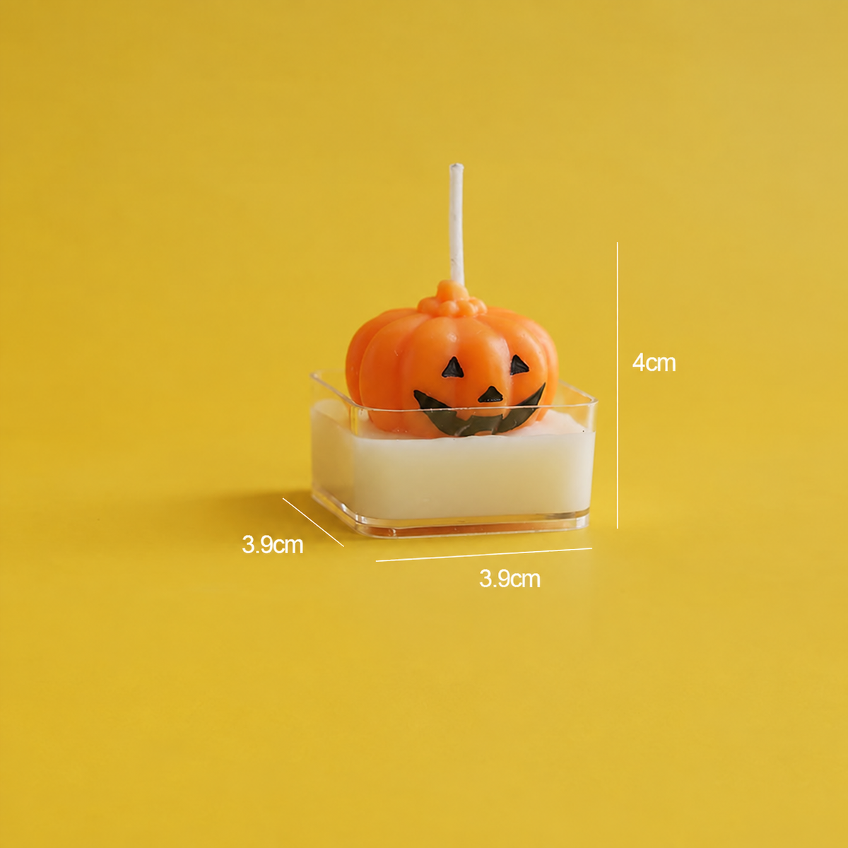 Halloween Duftkerze Kürbis mit Weißer Pfirsich Oolong