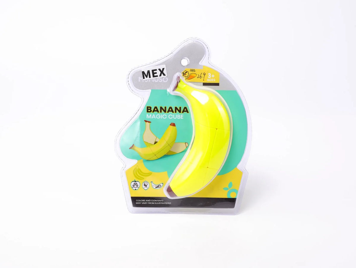 MUMUSO Bananen Zauberwürfel in gelber Verpackung