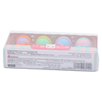 4er-Set Radiergummis mit Bonbon-Design (Lila/Gelb/Blau/Rosa)