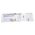 12 S-förmige Anti-Rutsch-Badewannensticker aus Gummi (Weiß)