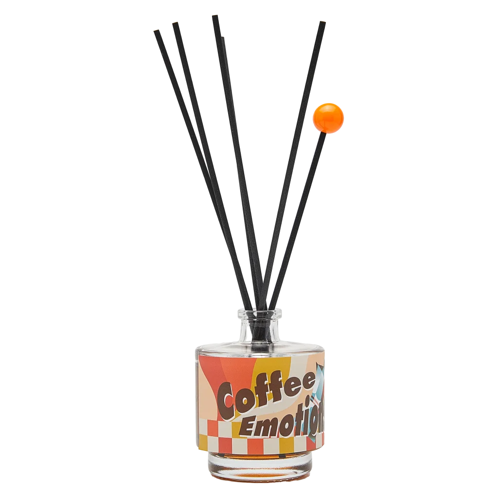 Aroma Raumduft-Diffusor Weißkaffee, 100 ml mit Coffee-Design (Mehrfarbig)