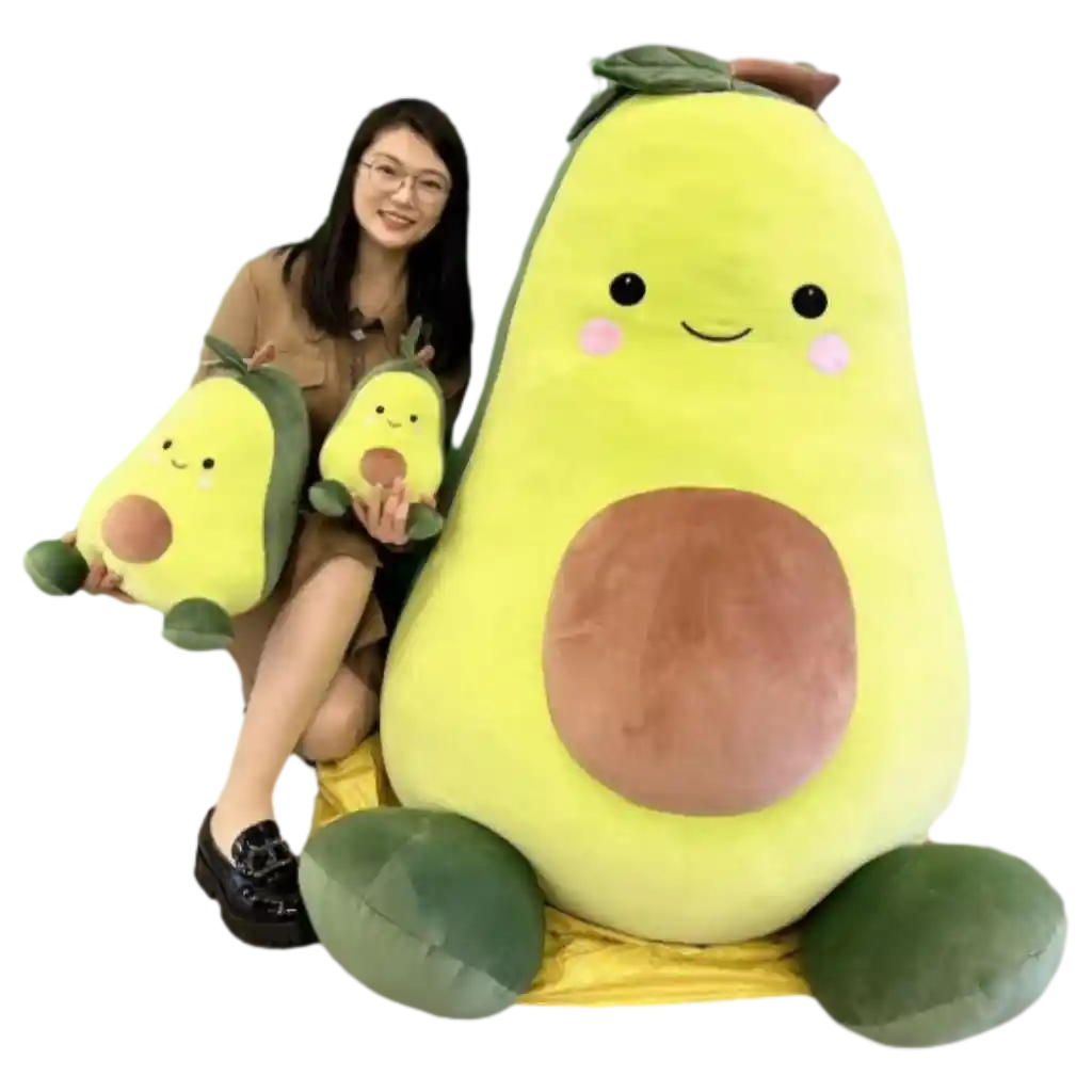 Plüschtier mit Avocado-Design, 120 cm (Grün)