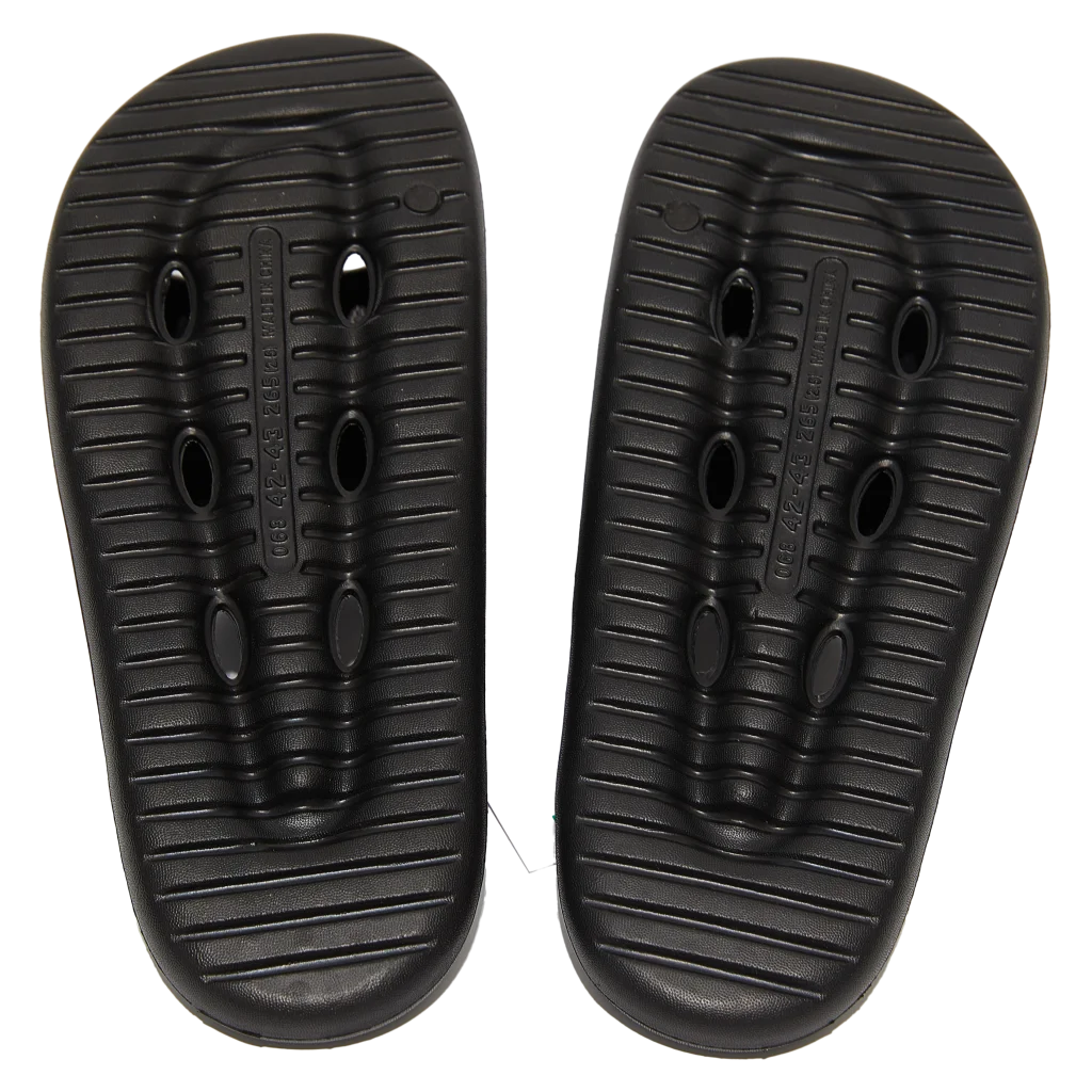 Badeslipper aus EVA für Damen und Herren (Schwarz), Größe 40-41