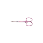 Spitz zulaufende Beauty-Schere aus Edelstahl für Augenbrauen (Rosa)