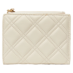 Bifold-Geldbörse mit gesteppter Optik (Beige)