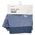 Boxer Briefs Herren mit Print-Design, Größe XL (Blau)
