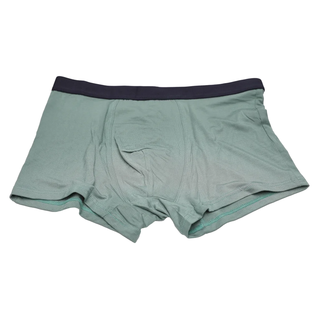 Boxershorts Herren mit Komfort-Passform, Größe 2XL (Graugrün)