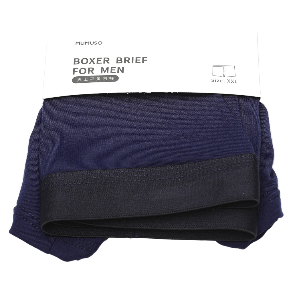 Boxershorts Herren, komfortabler Schnitt (Navy Blau/2XL)