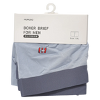 Boxershorts Herren mit Print-Design, Größe XL (Grau)