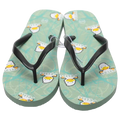 Flip-Flops Damen mit Enten-Design, Größe 36–37 (Grün)