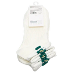 3er-Pack Damen Sneakersocken mit Avocado-Design (Weiß)
