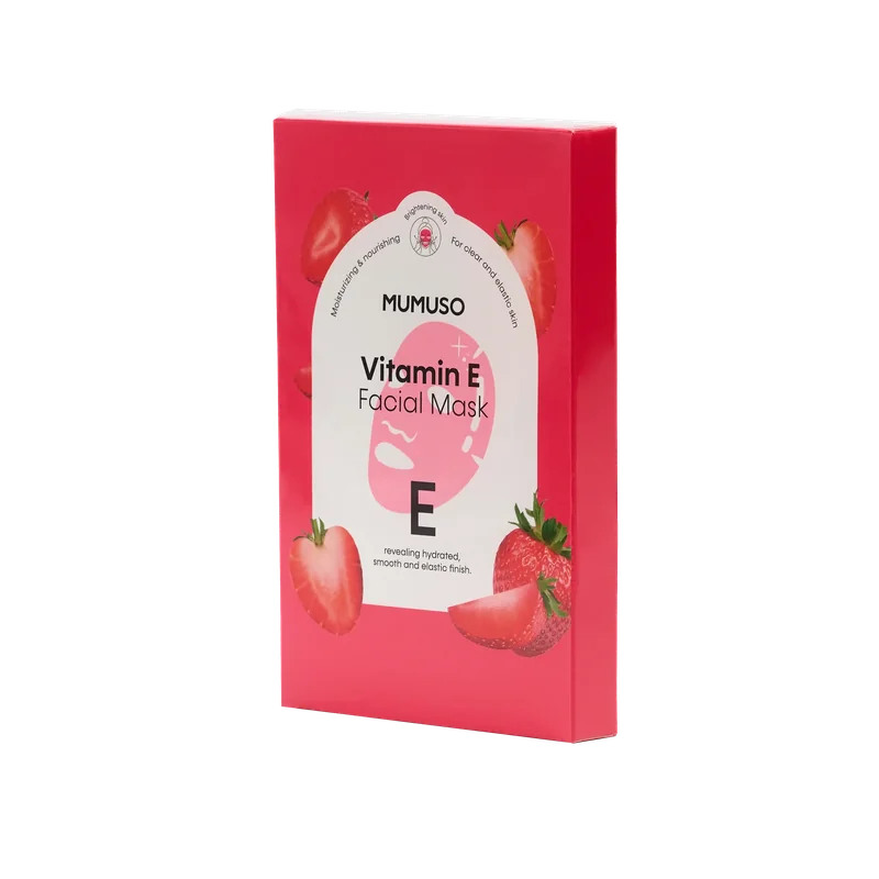 Feuchtigkeitsspendende Gesichtsmaske mit Vitamin E, 185,4 g (Rosa)