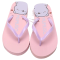 Damen Flip-Flops mit Bären-Design, Größe 38-39 (Rosa/Lila)