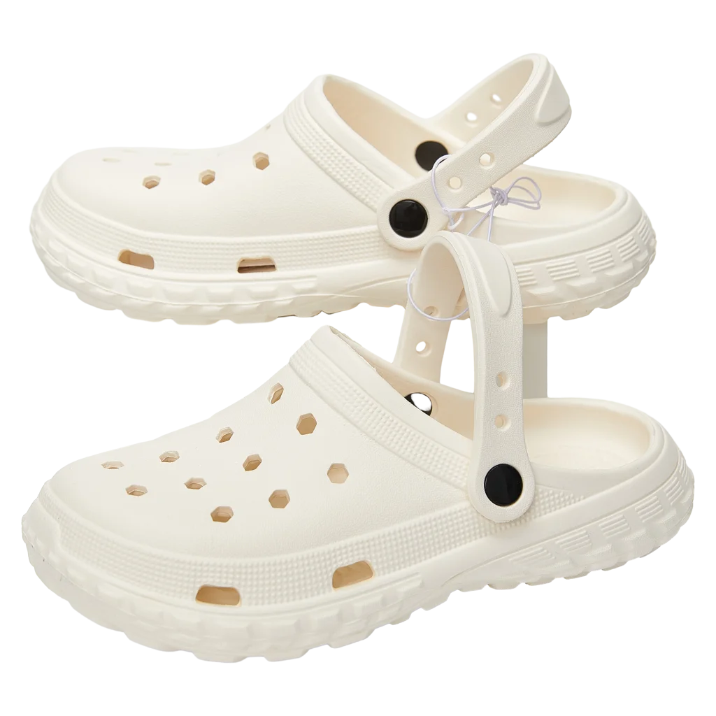 Garten Clogs für Herren, rutschfestes Design (Weiß/40-41)