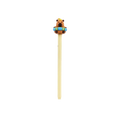 Gelstift mit Capybara-Design für Schule und Büro (Beige/Braun/Blau)