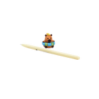 Gelstift mit Capybara-Design für Schule und Büro (Beige/Braun/Blau)