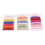 Geschenkband Set, dekoratives Bastelgarn für Geschenkverpackungen (Weiß/Gelb/Blau/Rot/Grün/Rosa)