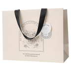 Geschenktasche rechteckig mit Blumen-Design (Mehrfarbig)